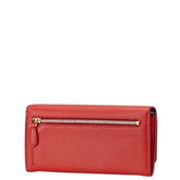 プラダ ヴィッテロダイノ 長財布 1MH132 レッド カーフレザー レディース PRADA 【中古】
